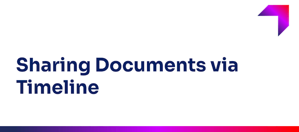 Folio BoldTrail - Sharing Documents via Timeline - 610